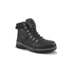 TSF CASUAL FUR BOOT WITH LACE UP FOR MEN's(BLACK)
